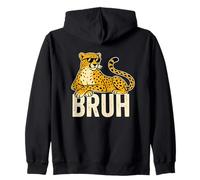 Drôle Guépard Bruh Leopard Meme pour garçon, Fille, Adolescent, Homme, Femme Sweat à Capuche