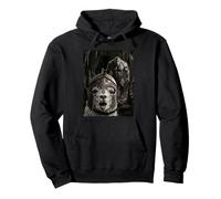 Drôle Guerrier Grec Spartiate Casque Lama Sweat à Capuche