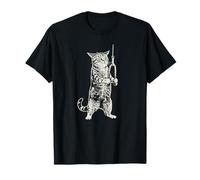 Drôle Gym Chat Vintage Entraînement Meme Triceps Pushdown T-Shirt