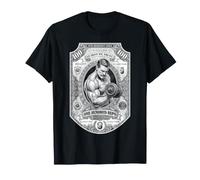 Drôle Gym Vintage Bodybuilder Billet Argent Bodybuilding T-Shirt