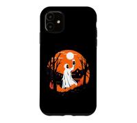 Drôle Halloween fantôme Lune Boire de la bière Coque pour iPhone 11