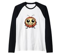 Drôle Halloween Ladybug Zombie Comic Manche Raglan