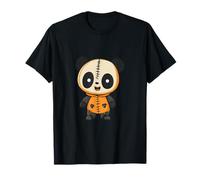 Drôle Halloween Panda Zombie Comic T-Shirt