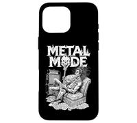 Drôle Heavy Metal Mode Guitariste Guitare Électrique Joueur Coque pour iPhone 16 Pro Max