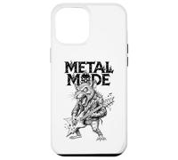 Drôle Heavy Metal Mode Guitariste Guitare électrique Rat Coque pour iPhone 12 Pro Max