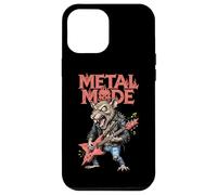 Drôle Heavy Metal Mode Guitariste Guitare électrique Rat Coque pour iPhone 12 Pro Max