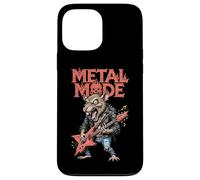 Drôle Heavy Metal Mode Guitariste Guitare électrique Rat Coque pour iPhone 13 Pro Max
