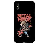 Drôle Heavy Metal Mode Guitariste Guitare électrique Rat Coque pour iPhone XS Max