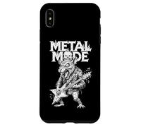 Drôle Heavy Metal Mode Guitariste Guitare électrique Rat Coque pour iPhone XS Max