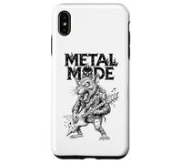 Drôle Heavy Metal Mode Guitariste Guitare électrique Rat Coque pour iPhone XS Max