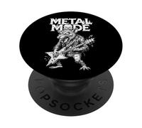 Drôle Heavy Metal Mode Guitariste Guitare électrique Rat PopSockets PopGrip Adhésif
