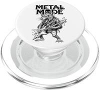 Drôle Heavy Metal Mode Guitariste Guitare électrique Rat PopSockets PopGrip pour MagSafe
