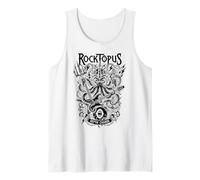 Drôle Heavy Metal Rock Music Octopus Rocktopus Band Musicien Débardeur