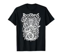 Drôle Heavy Metal Rock Music Octopus Rocktopus Band Musicien T-Shirt