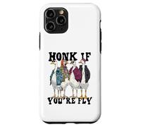 Drôle Honk If You're Fly Goose Streetwear Art Coque pour iPhone 11 Pro