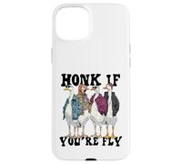 Drôle Honk If You're Fly Goose Streetwear Art Coque pour iPhone 15 Plus