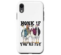 Drôle Honk If You're Fly Goose Streetwear Art Coque pour iPhone XR