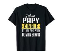 Drôle Humour Cadeau Papy - J'ai Un Papy Cinglé T-Shirt
