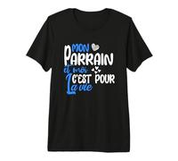 Drôle Humour Cadeau pour Mon Parrain et Filleul T-Shirt Haut de Gamme