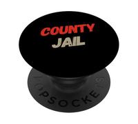 Drôle Humour Texte Drôle pour Les Personnes Drôle Comté Prison PopSockets PopGrip Adhésif