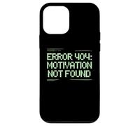 Drôle Humour Texte Funny People Error 404 Motivation Not Found Coque pour iPhone 12 Mini