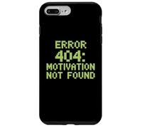 Drôle Humour Texte Funny People Error 404 Motivation Not Found Coque pour iPhone 7 Plus/8 Plus