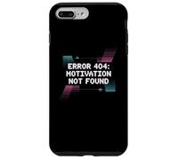 Drôle Humour Texte Funny People Error 404 Motivation Not Found Coque pour iPhone 7 Plus/8 Plus