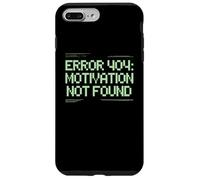 Drôle Humour Texte Funny People Error 404 Motivation Not Found Coque pour iPhone 7 Plus/8 Plus