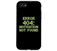 Drôle Humour Texte Funny People Error 404 Motivation Not Found Coque pour iPhone SE (2020) / 7/8