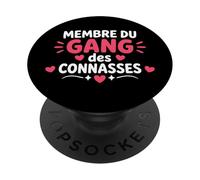 Drôle Idée Amies Copine Membre du Gang des Connasses PopSockets PopGrip Adhésif