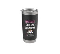 Drôle Idée Petite Amie Copine Râleuse Chieuse Connasse Gobelet isotherme en acier inoxydable double paroi