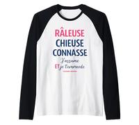 Drôle Idée Petite Amie Copine Râleuse Chieuse Connasse Manche Raglan