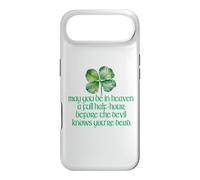 Drôle Irlandais bénédiction paradisiaque Diable Mort trèfle à 4 Feuilles Irlande Coque pour iPhone Air