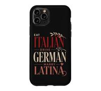 Drôle Italien Allemand Latina Relation Dire Romance Coque pour iPhone 11 Pro