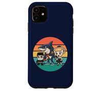 Drôle Italien Brainrot Meme Music Band Retro Sunset Kids Coque pour iPhone 11
