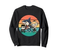 Drôle Italien Brainrot Meme Music Band Retro Sunset Kids Sweatshirt
