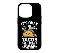 Drôle It's Okay to Fall Apart Taco Saying Coque pour iPhone 14 Pro
