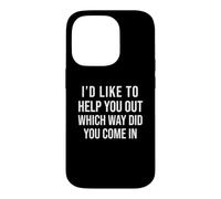 DRÔLE, J'aimerais t'aider à Savoir par Quelle Voie ES-tu Coque pour iPhone 14 Pro
