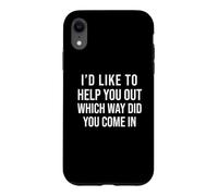 DRÔLE, J'aimerais t'aider à Savoir par Quelle Voie ES-tu Coque pour iPhone XR