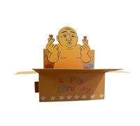 Drôle Joyeux Anniversaire Pop-up Carte 3D Personnage Conception Papier Partie Invitation Cadeau Pour Famille Amis Et Collaborants