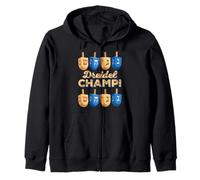 Drôle juif Dreidel Champ Mignon Hanoukka Hommes, Femmes, Enfants Sweat à Capuche
