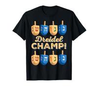 Drôle juif Dreidel Champ Mignon Hanoukka Hommes, Femmes, Enfants T-Shirt