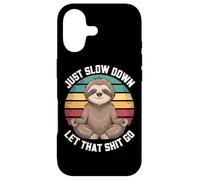 Drôle Just Slow Down Let That It Go Coque pour iPhone 17