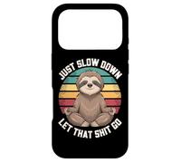 Drôle Just Slow Down Let That It Go Coque pour iPhone 17 Pro