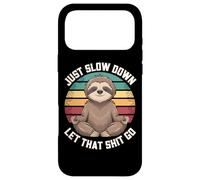 Drôle Just Slow Down Let That It Go Coque pour iPhone 17 Pro Max