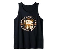 Drôle : la Vie est Super Bonne après Une Tasse de café Débardeur