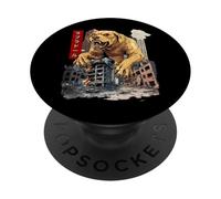 Drôle Labrador Retriever Lab Dog Kaiju Monster Japonais PopSockets PopGrip Adhésif