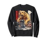 Drôle Labrador Retriever Lab Dog Kaiju Monster Japonais Sweatshirt