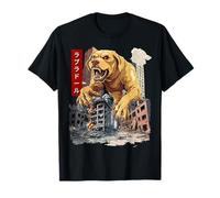Drôle Labrador Retriever Lab Dog Kaiju Monster Japonais T-Shirt