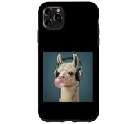 Drôle Lama Music Lover Bubblegum Zoo Garçons Filles Enfants Coque pour iPhone 11 Pro Max